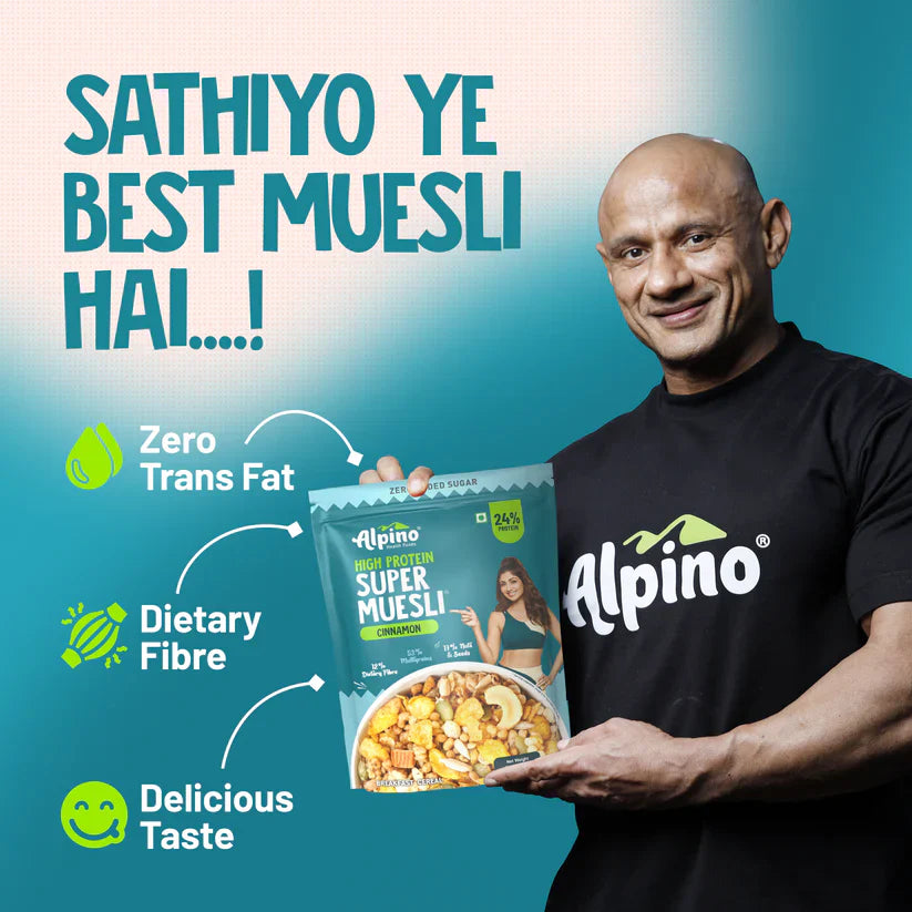 Cinnamon High Protein Super Muesli