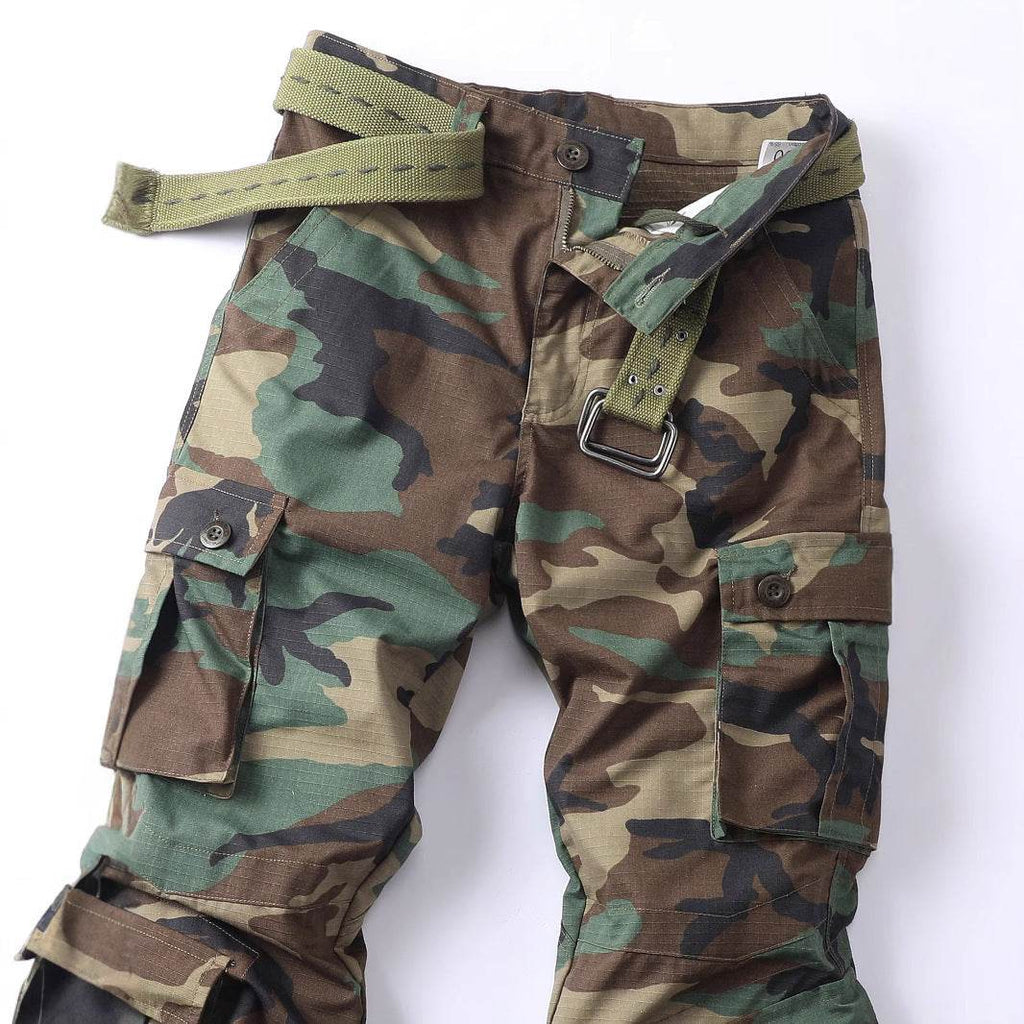 Military Camo Tactical Cargo Pants