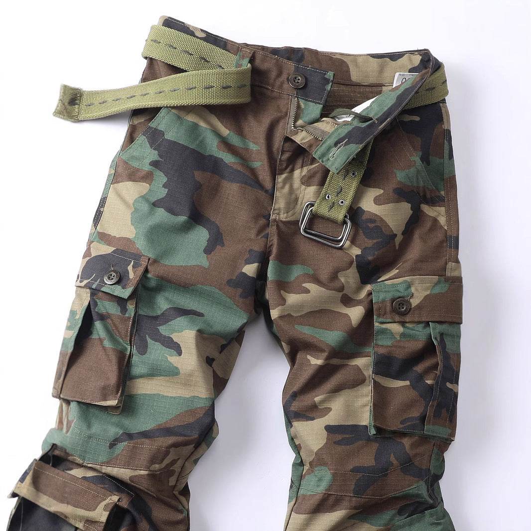 Military Camo Tactical Cargo Pants
