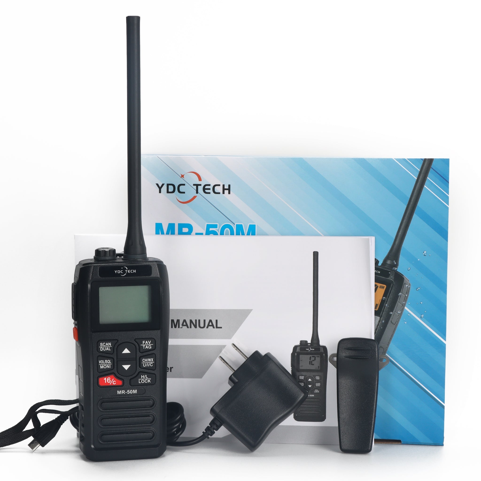 Handheld Waterproof Long Range VHF Marine Radio
