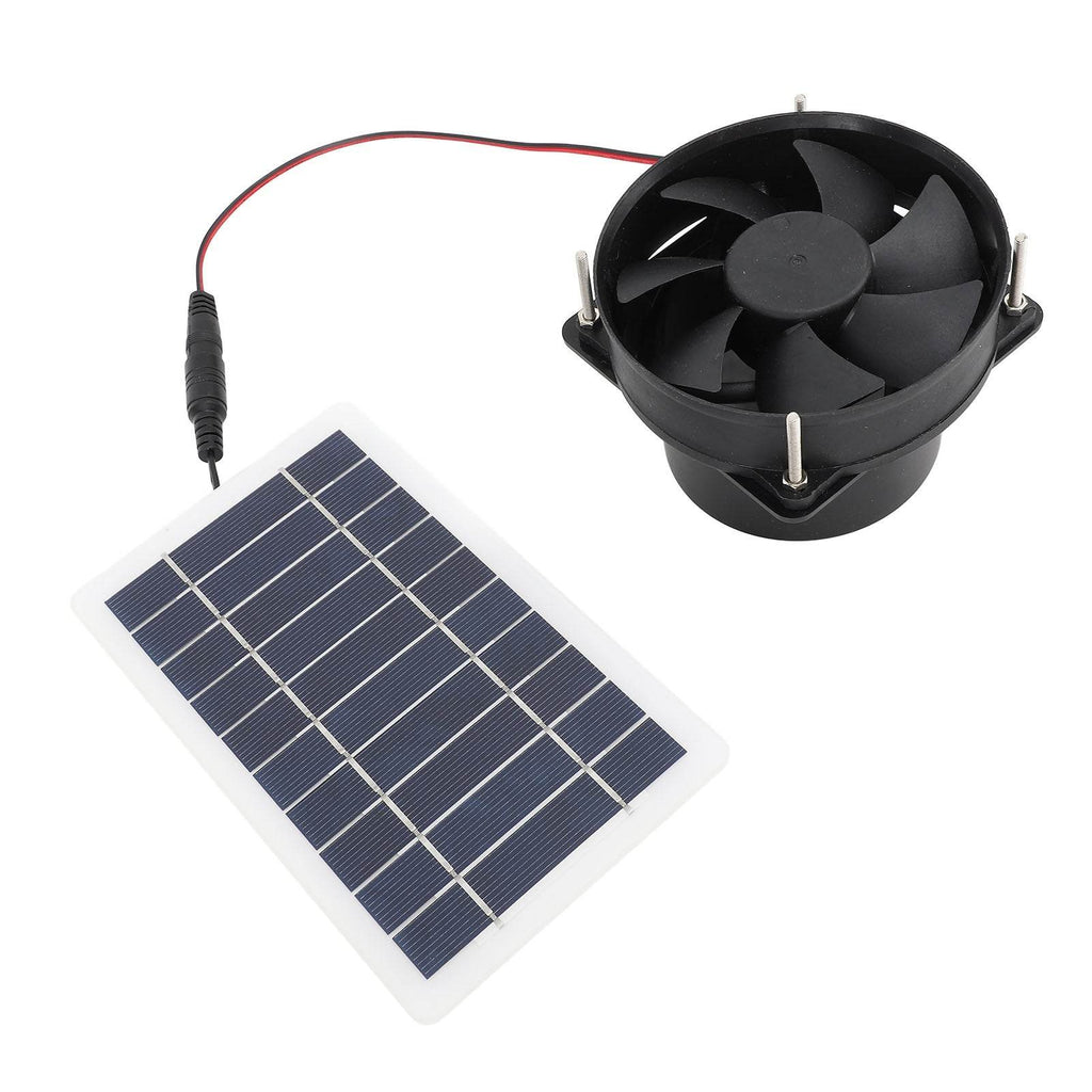 10W Outdoor Solar Panel Powered Portable Fan Kit