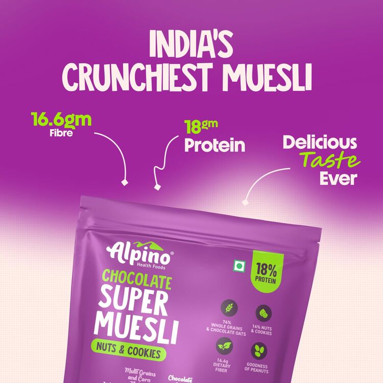 Protein-Rich Super Muesli Chocolate 400g