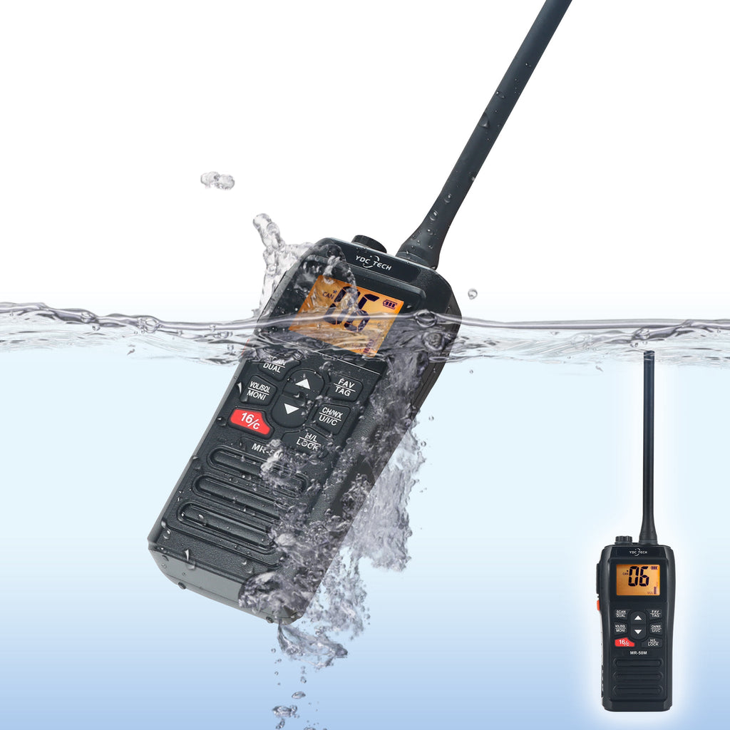 Handheld Waterproof Long Range VHF Marine Radio