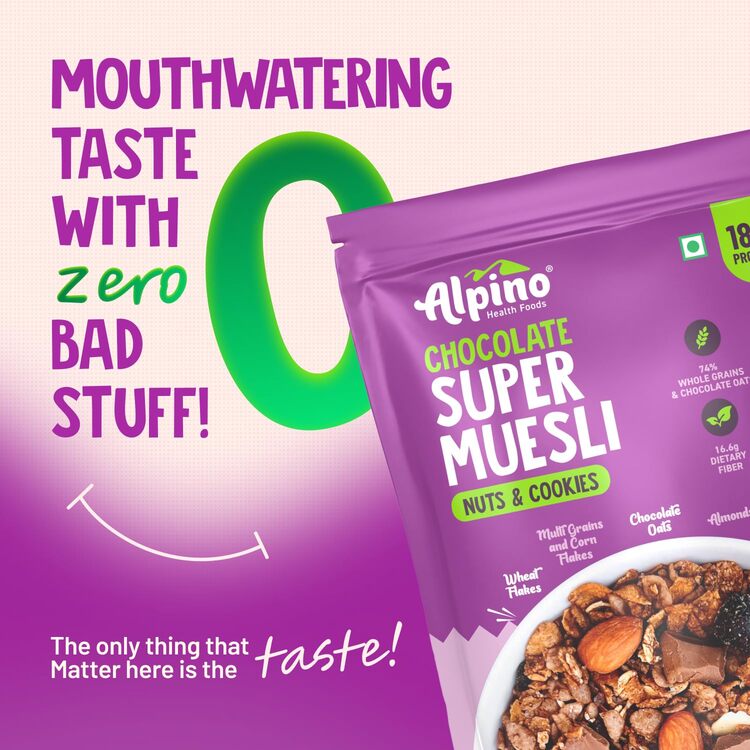 Protein-Rich Super Muesli Chocolate 400g