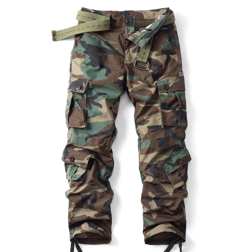 Military Camo Tactical Cargo Pants