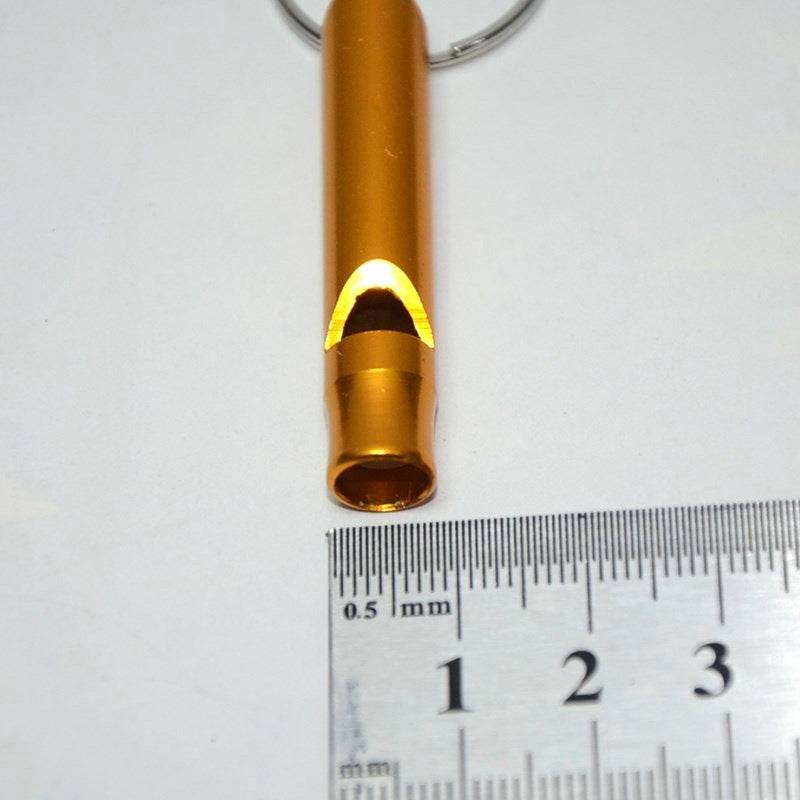 Outdoor Portable And Simple Aluminum Alloy Rescuing Whistle