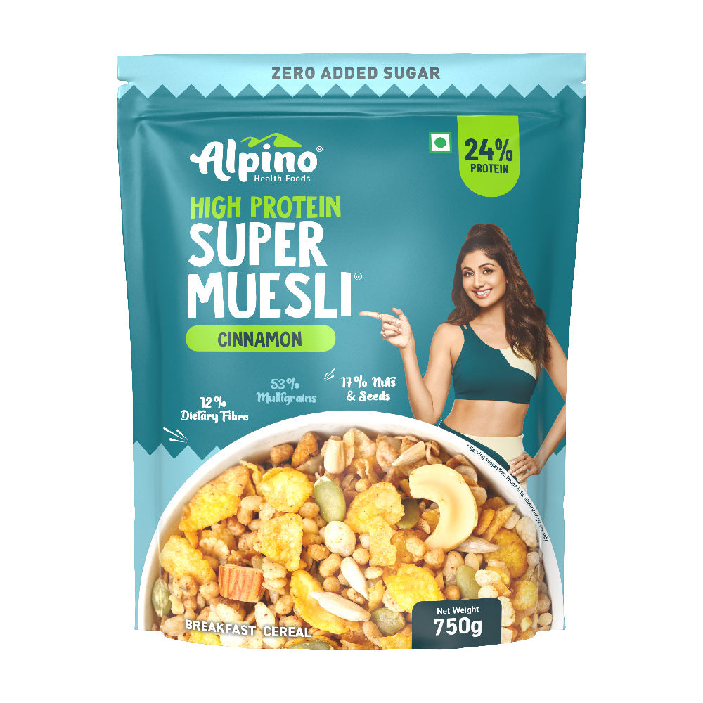 Cinnamon High Protein Super Muesli