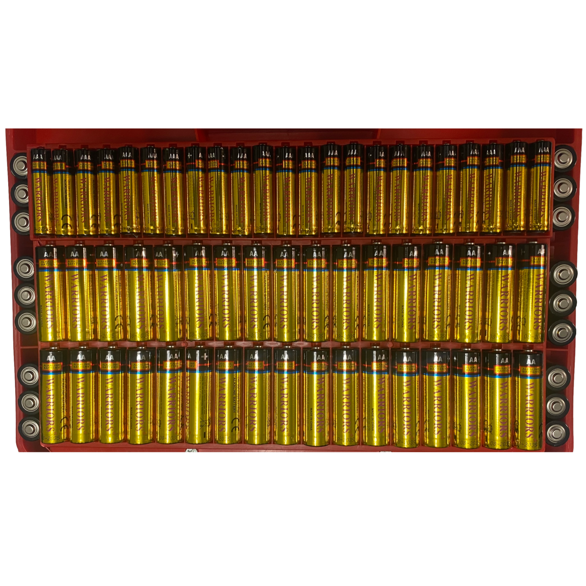 Emergency Battery Kit: 203 Alkaline Batteries + Tester