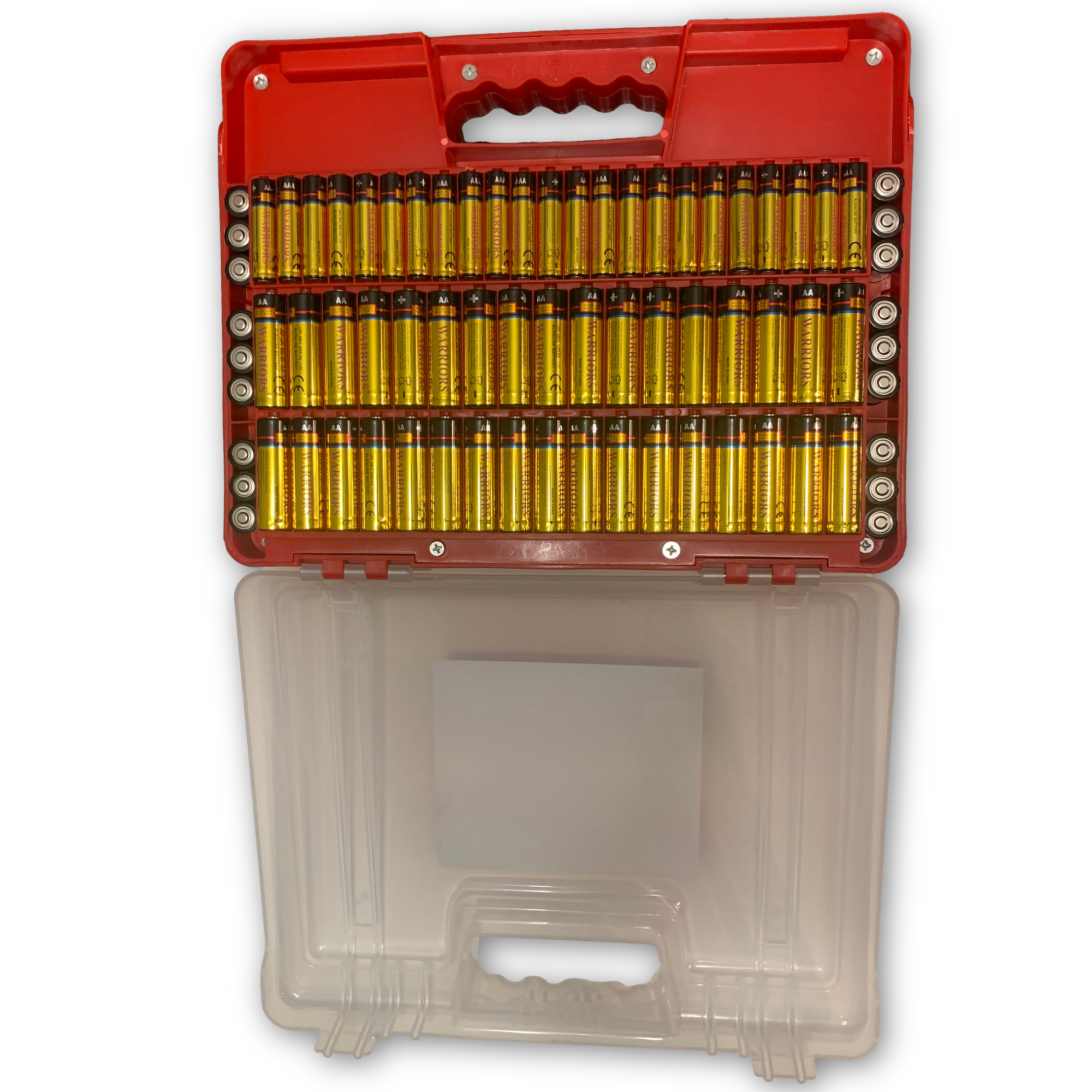 Emergency Battery Kit: 203 Alkaline Batteries + Tester