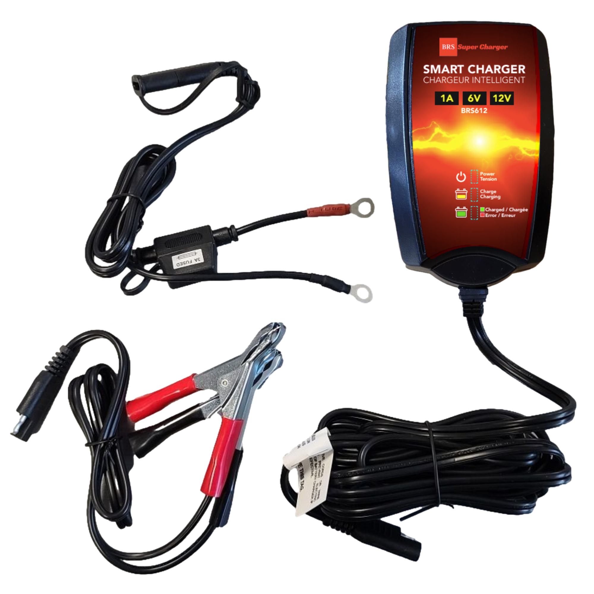 6V/12V Trickle Charger - Battery Maintainer & Rejuvenator