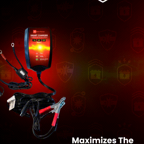 6V/12V Trickle Charger - Battery Maintainer & Rejuvenator