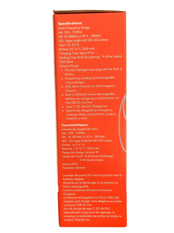 Emergency Radio/Flashlight