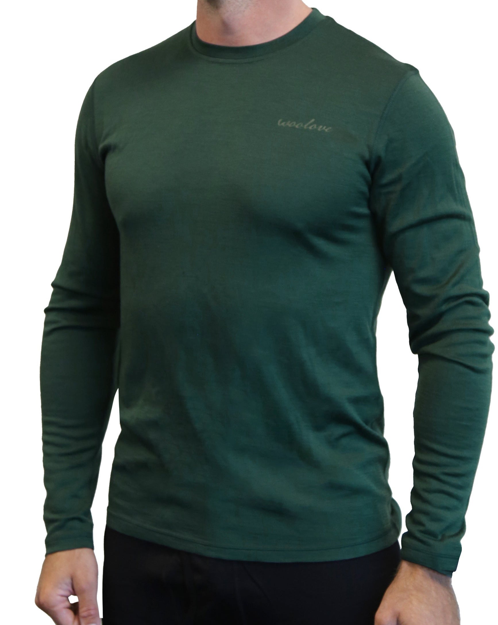 Men's 100% Merino Wool Long Sleeve