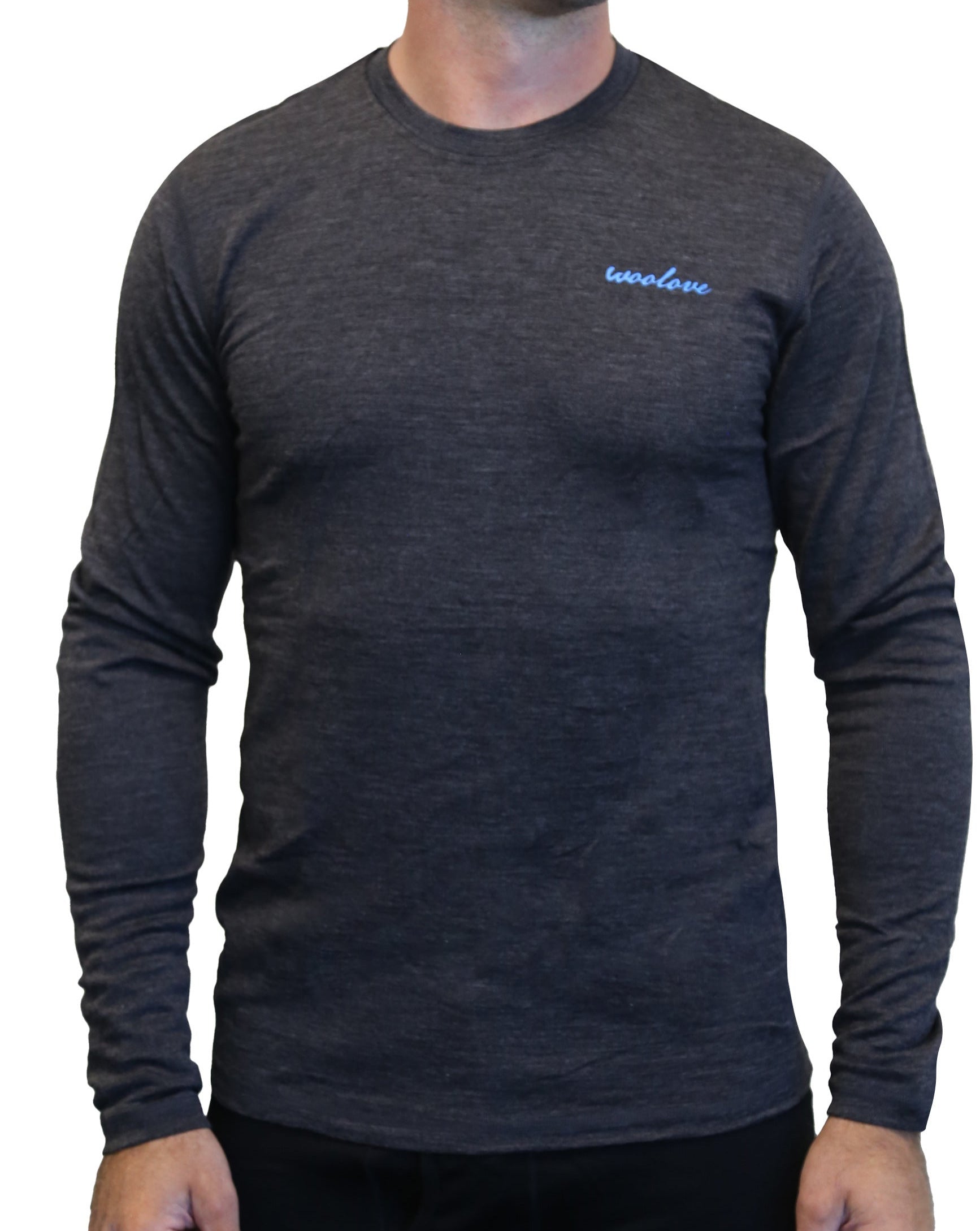 Men's 100% Merino Wool Long Sleeve