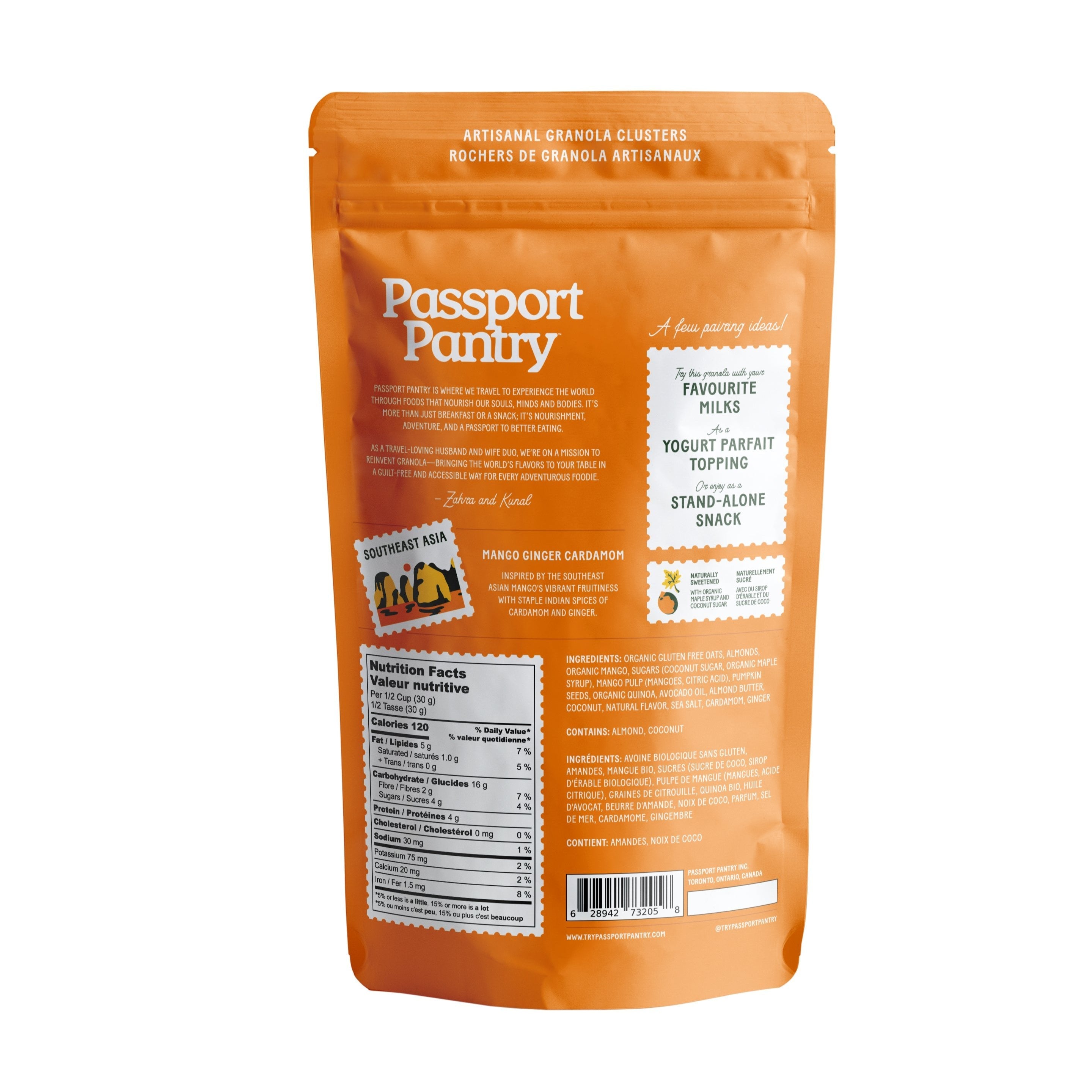 Mango Ginger Cardamom | Granola Clusters