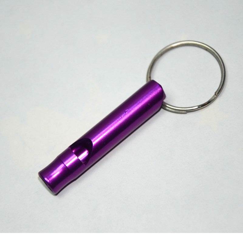 Outdoor Portable And Simple Aluminum Alloy Rescuing Whistle