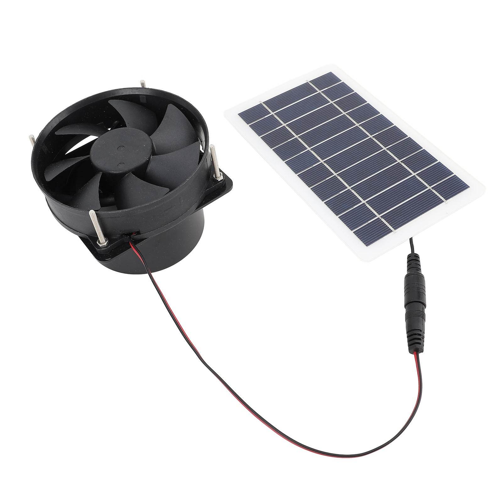 10W Outdoor Solar Panel Powered Portable Fan Kit