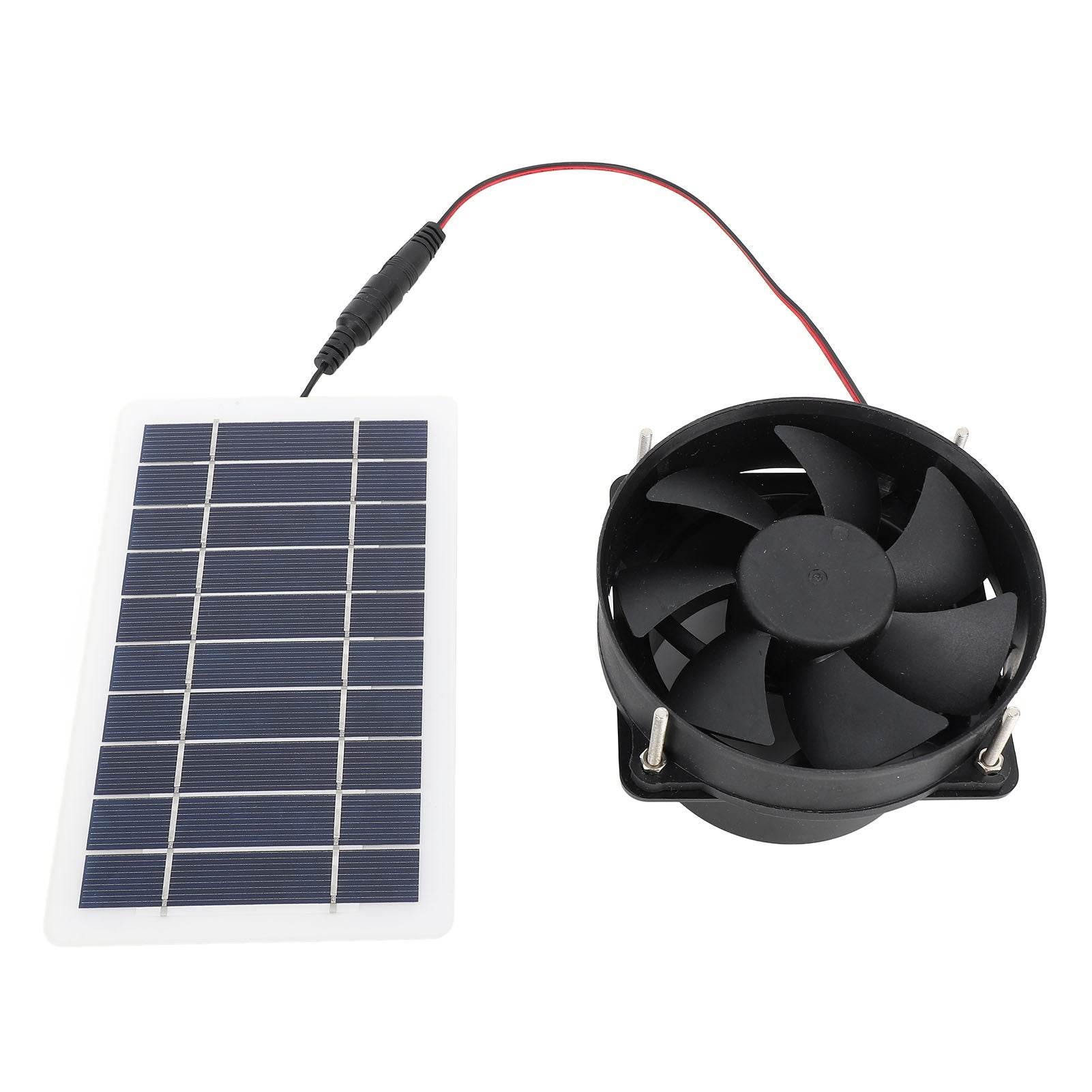 10W Outdoor Solar Panel Powered Portable Fan Kit