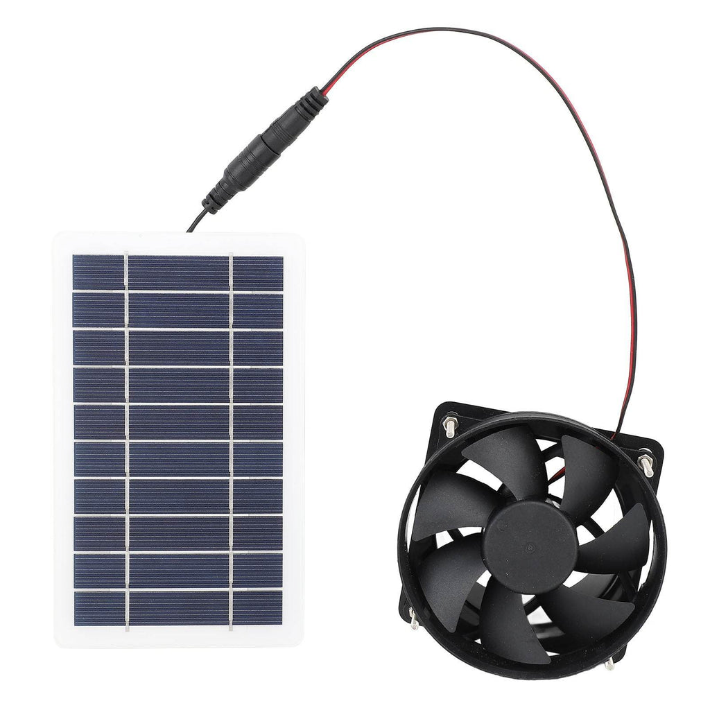 10W Outdoor Solar Panel Powered Portable Fan Kit