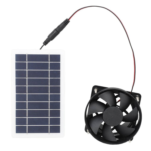 10W Outdoor Solar Panel Powered Portable Fan Kit