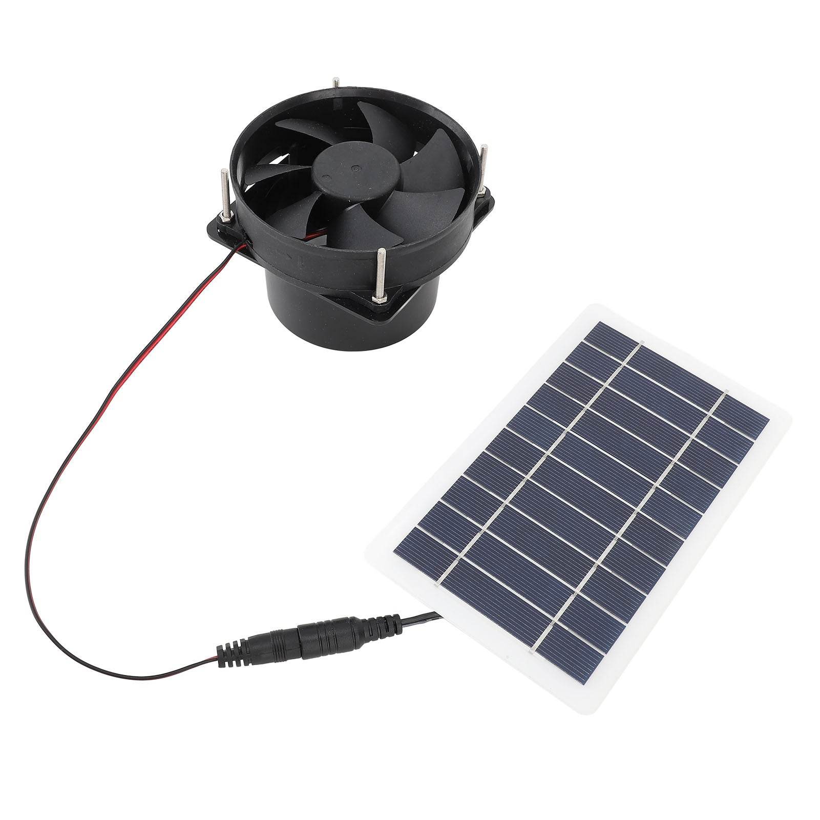 10W Outdoor Solar Panel Powered Portable Fan Kit